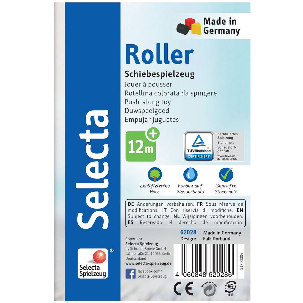 Jouet à pousser roller beige