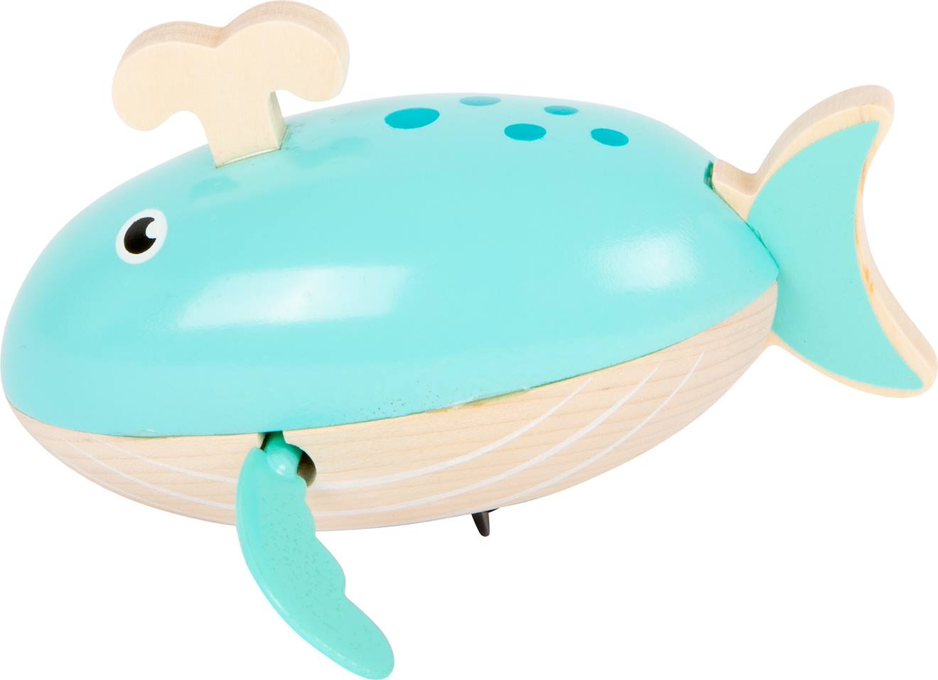 Jouet aquatique baleine bleu