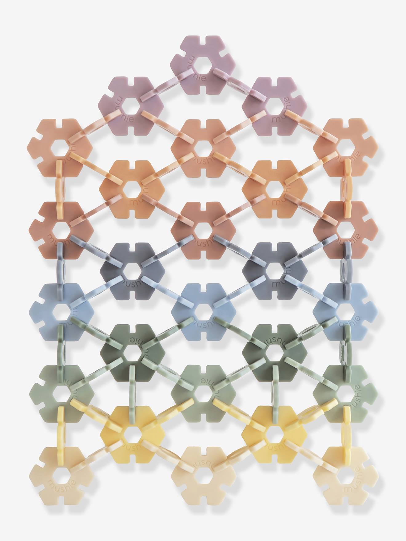 Jouet connect toy hex multicolore