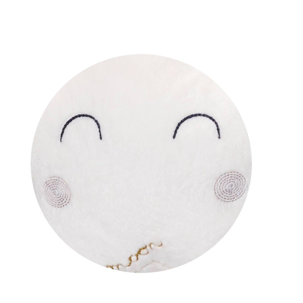 Jouet d'activités avec pince en velours - hello blanc