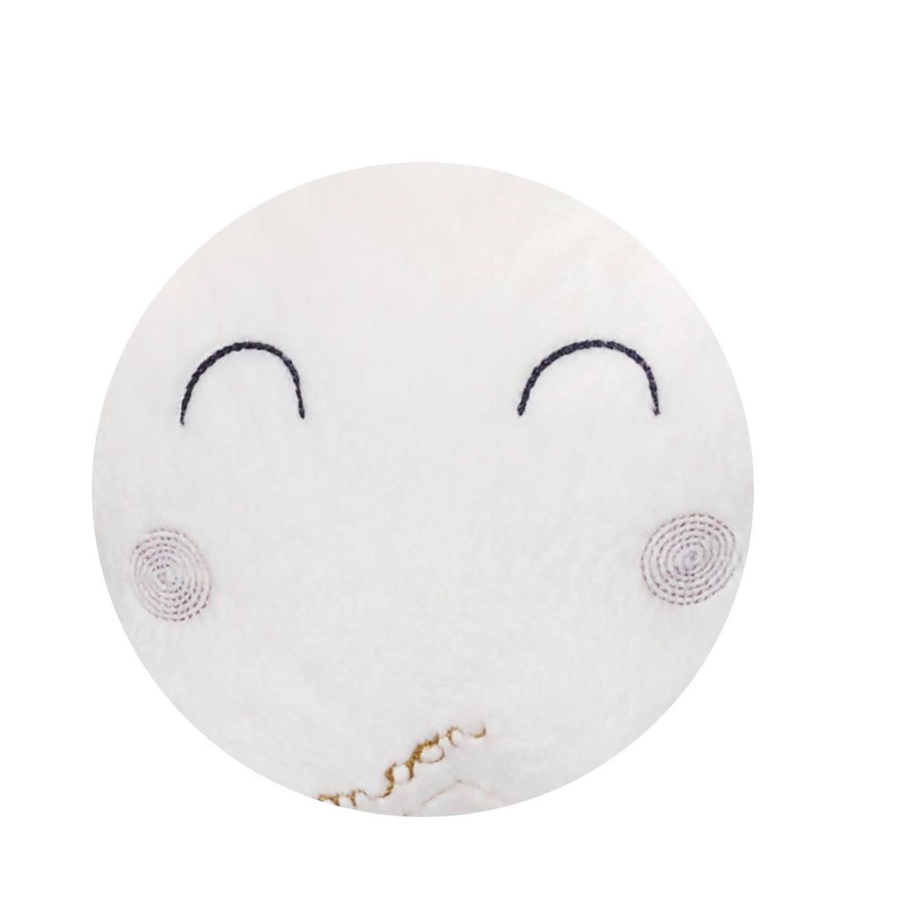 Jouet d'activités avec pince en velours - hello blanc