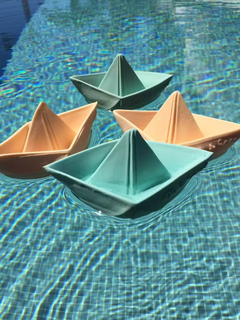 Jouet de bain Bateau Origami - Oli & Carol