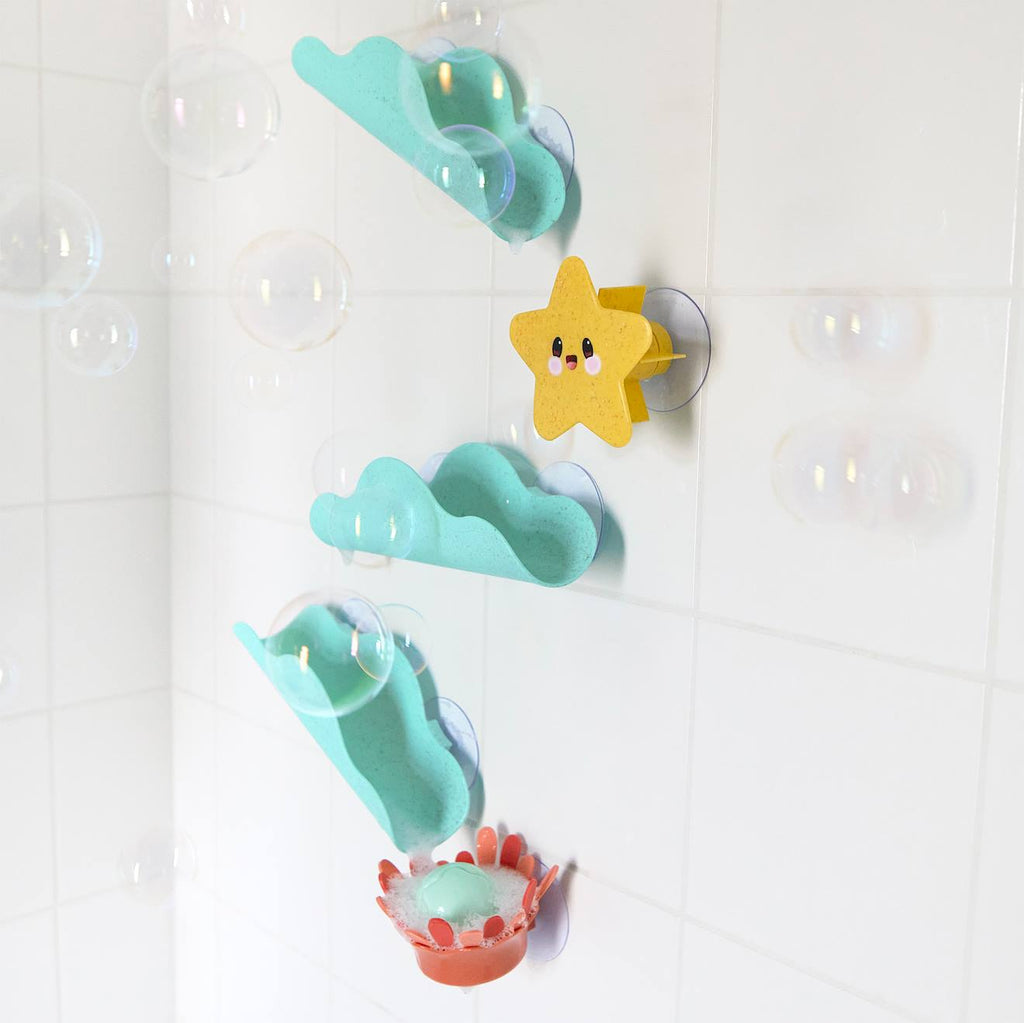 Jouet de bain circuit marin vert