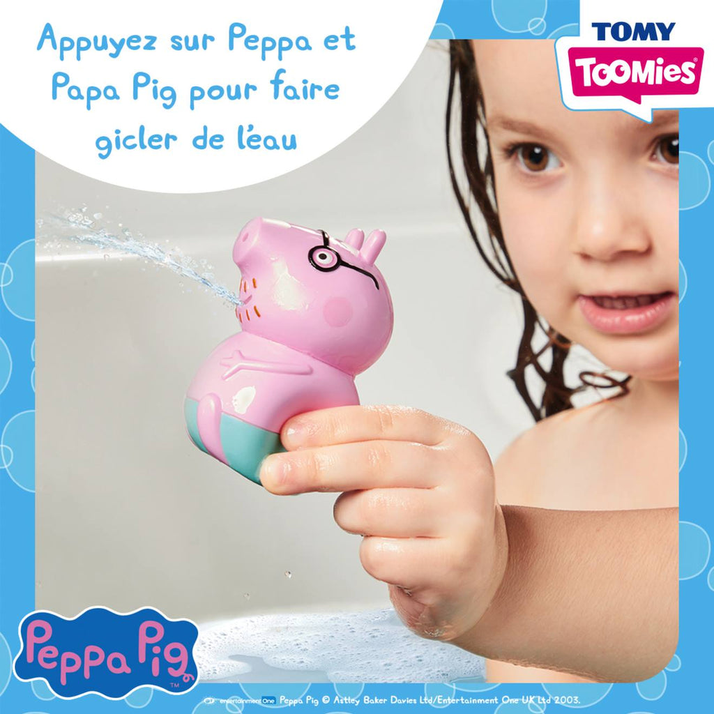 Jouet de bain - mon pédalo à tirer Peppa Pig multicolore