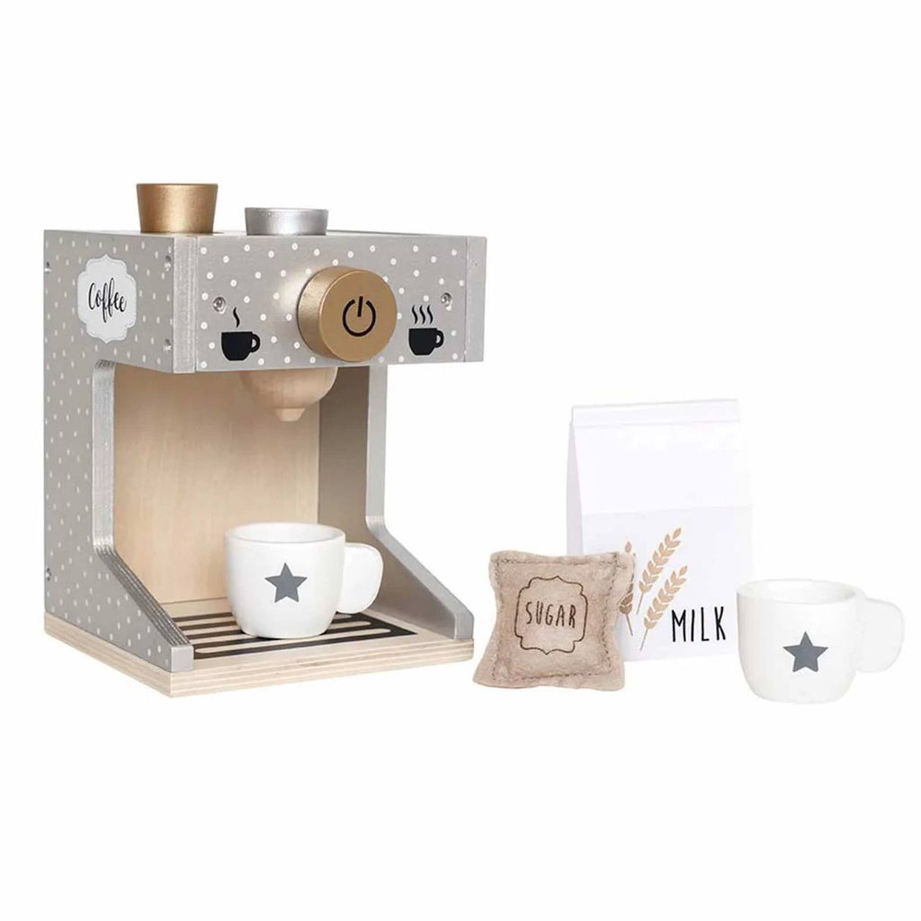 Jouet en bois - machine à café gris