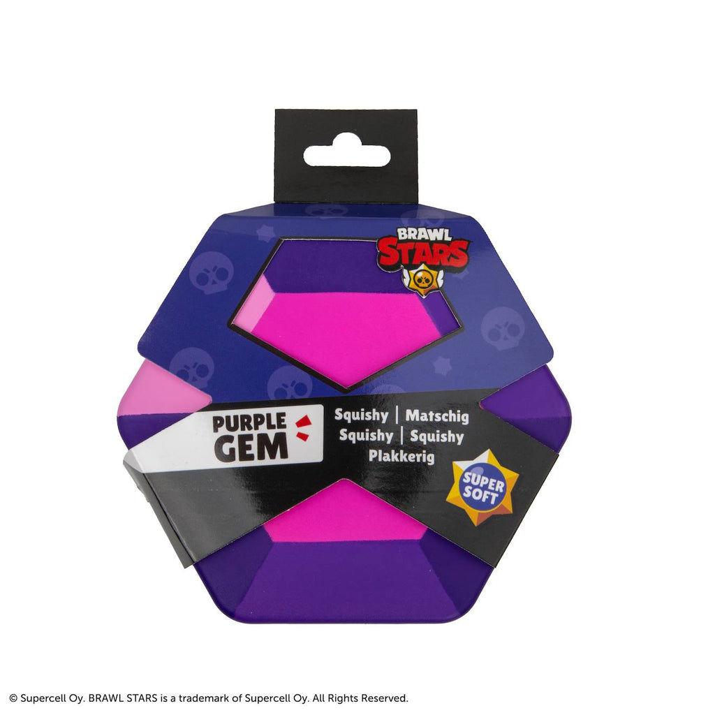 Jouet Gemme Squishy Anti-stress - Brawl Stars Violet