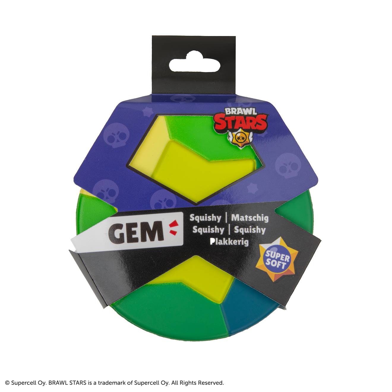 Jouet Gemme Squishy Anti-stress - Brawl Stars Vert