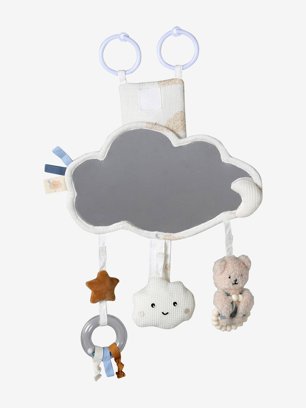 Jouet miroir nuage à suspendre ou à poser blanc