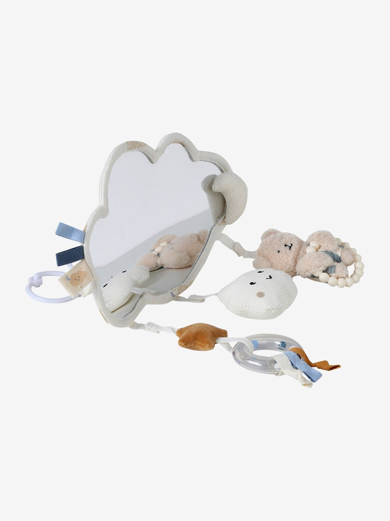 Jouet miroir nuage à suspendre ou à poser blanc