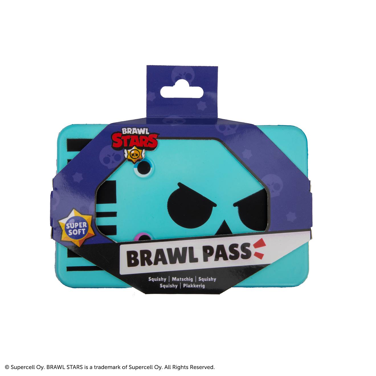 Jouet Passe Brawl Squishy Anti-stress - Brawl Stars Bleu