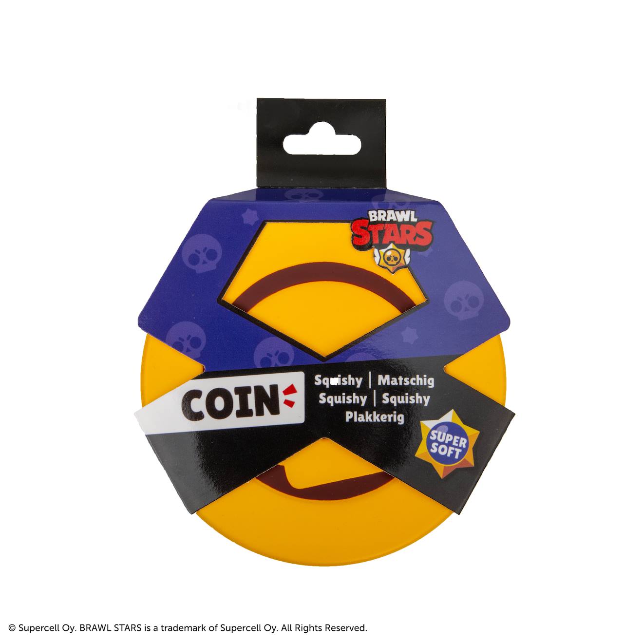 Jouet Pièce Squishy Anti-stress - Brawl Stars Jaune