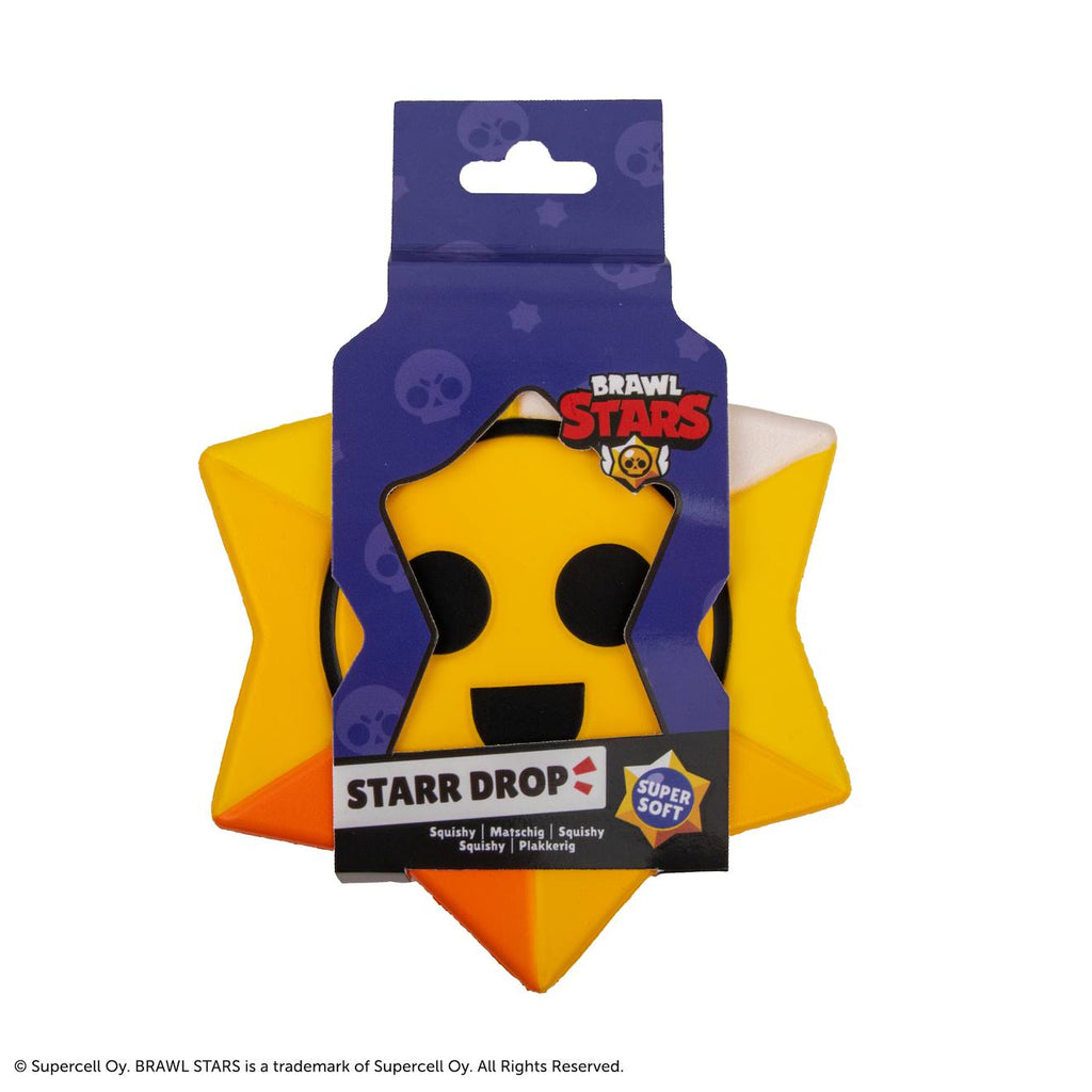 Jouet Prix Starr Squishy Anti-stress - Brawl Stars Jaune
