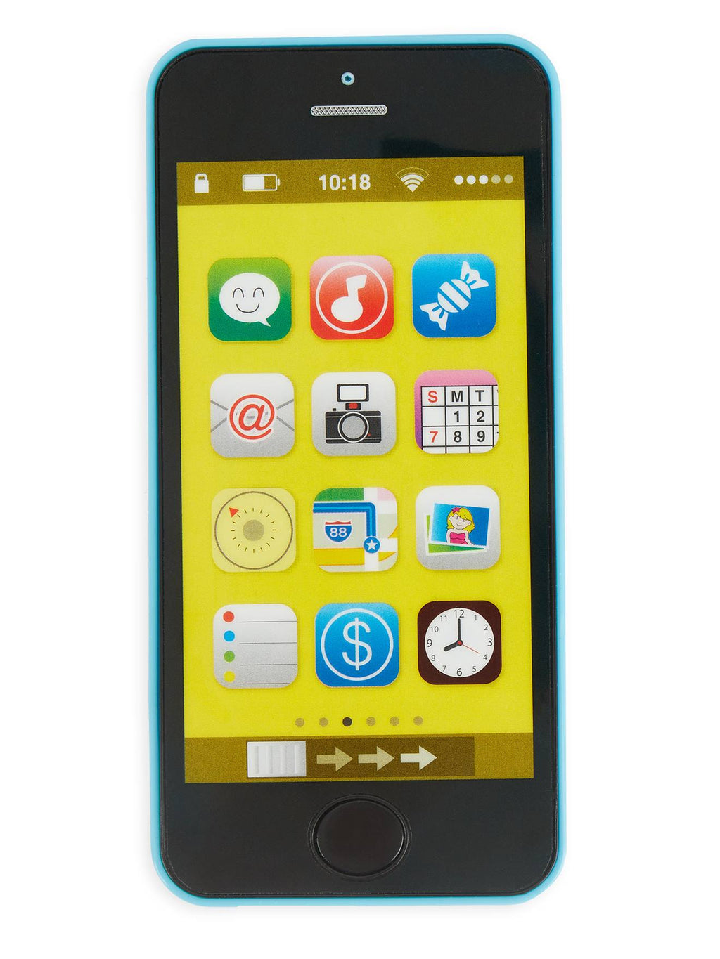 Jouet téléphone enfant bleu jeu éducatif bleu