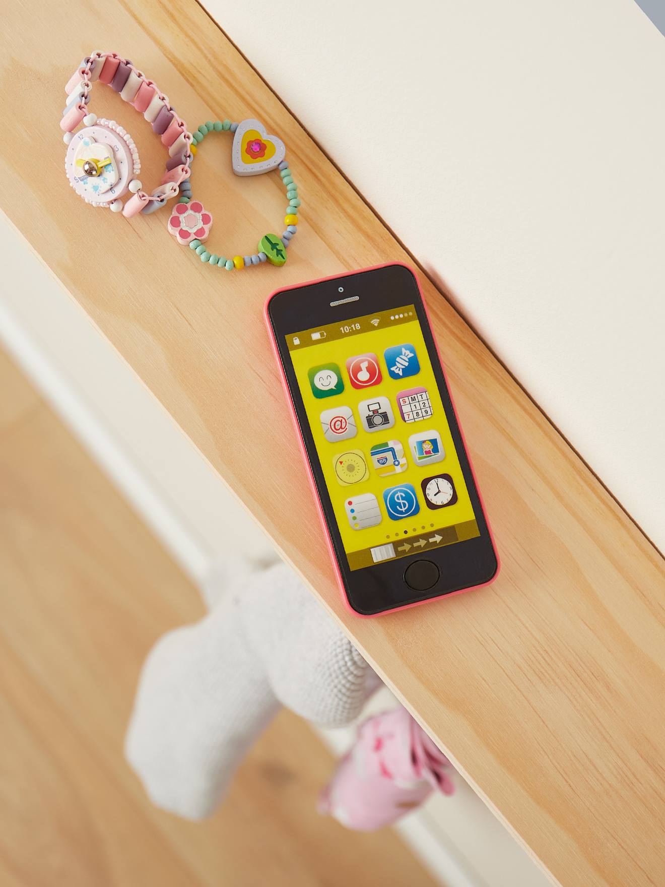 Jouet téléphone enfant rouge jeu éducatif rouge
