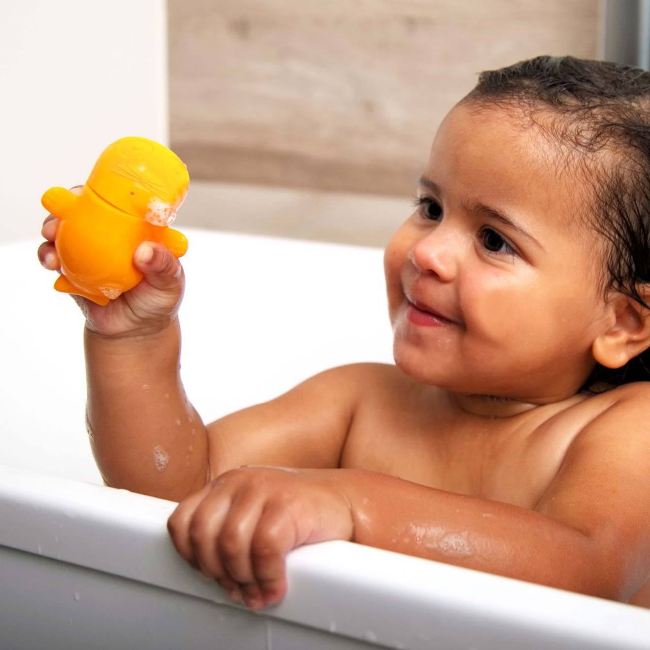 Jouets de bain en silicone büddies (6 pièces) multicolore