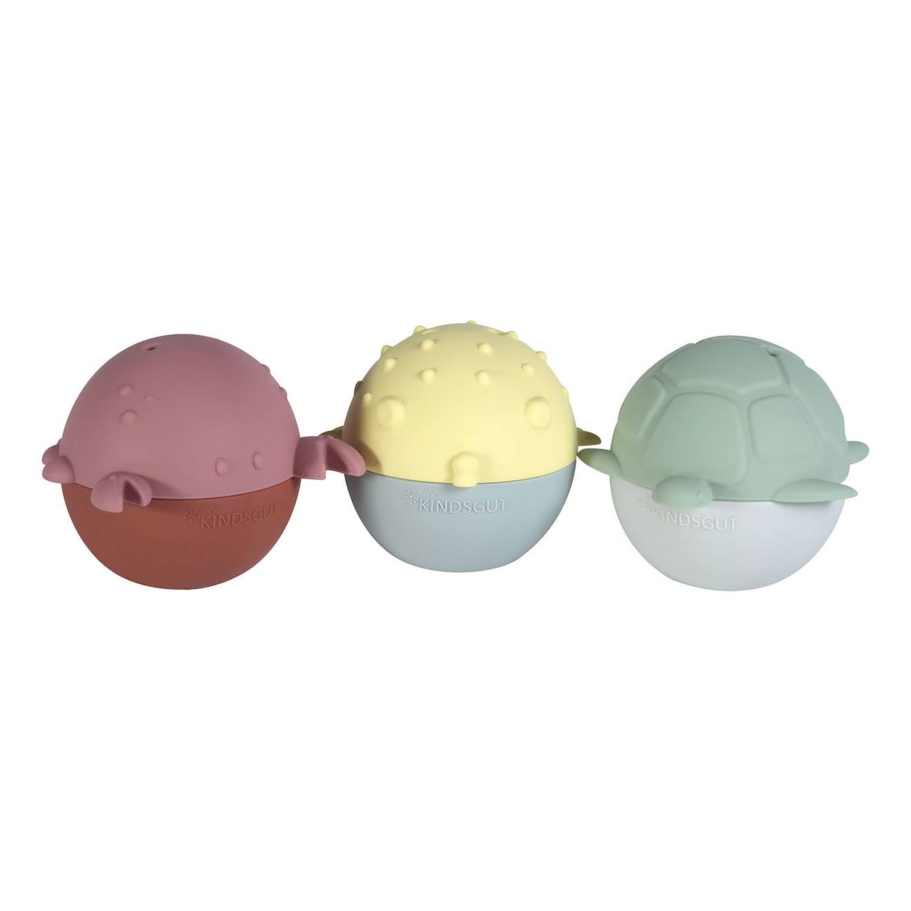 Jouets de bain (lot de 3) océan multicolore