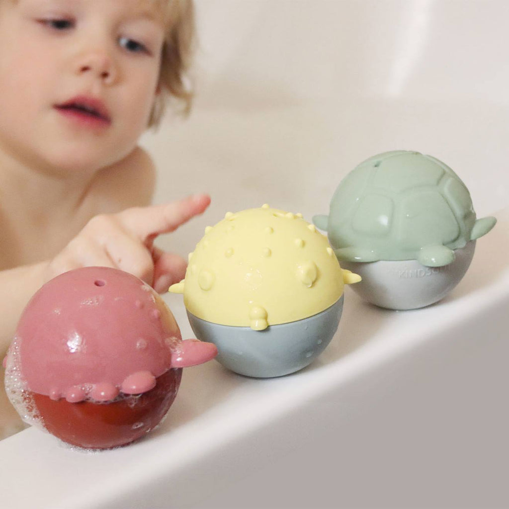 Jouets de bain (lot de 3) océan multicolore