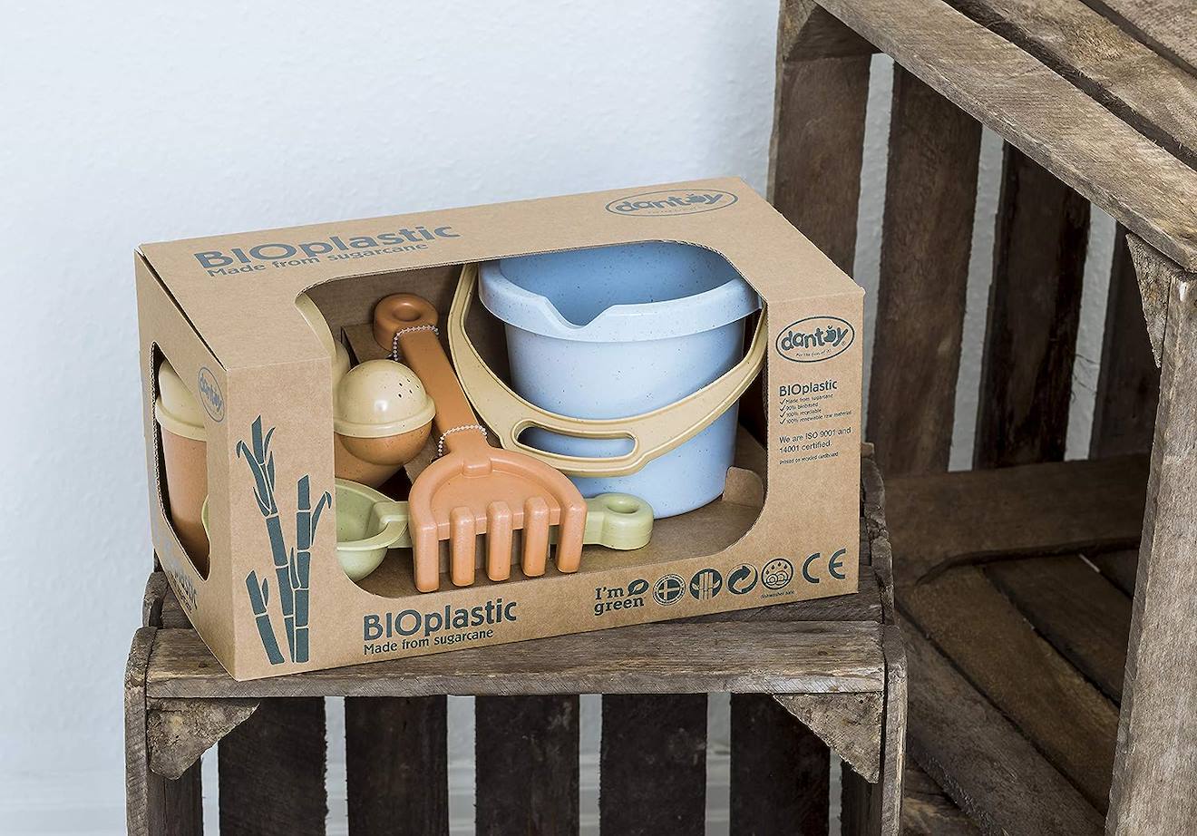 Jouets de plage en bioplastique orange