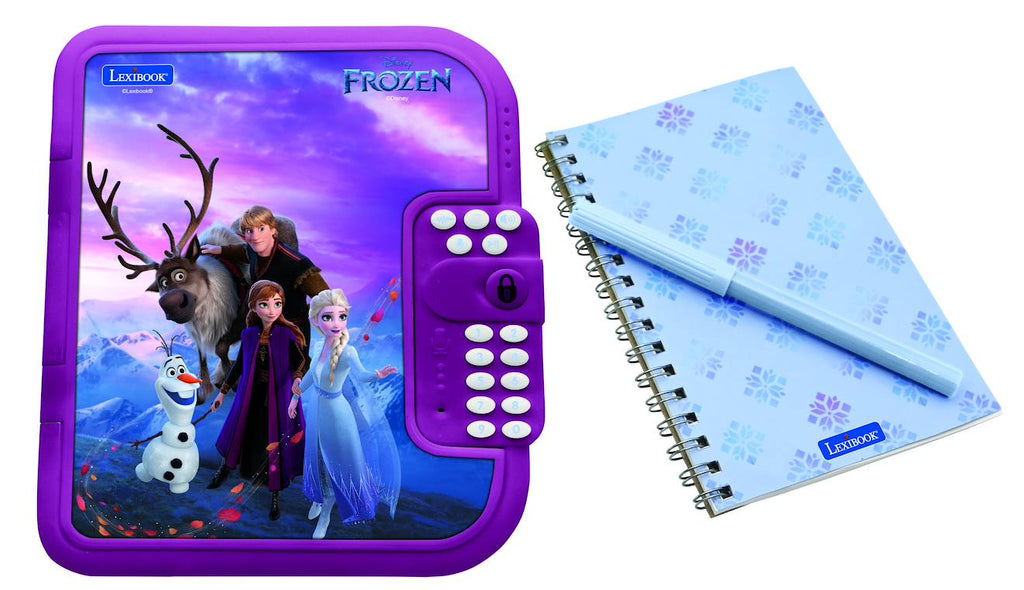 Journal intime éléctronique avec coffre-fort La Reine des Neiges multicolore