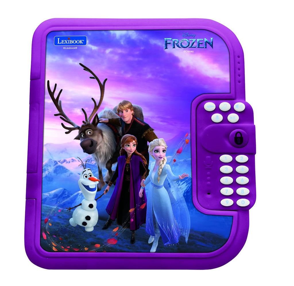 Journal intime éléctronique avec coffre-fort La Reine des Neiges multicolore