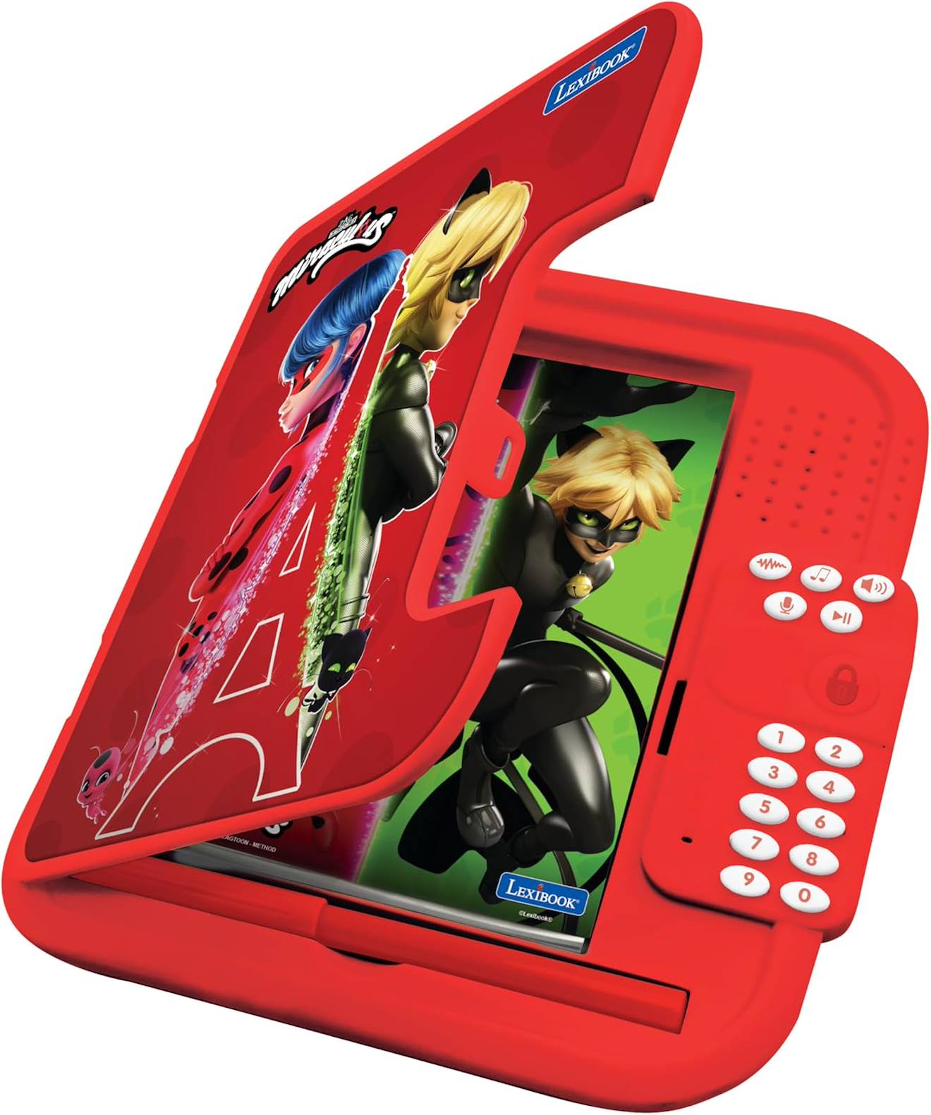 Journal intime électronique avec coffre-fort miraculous multicolore
