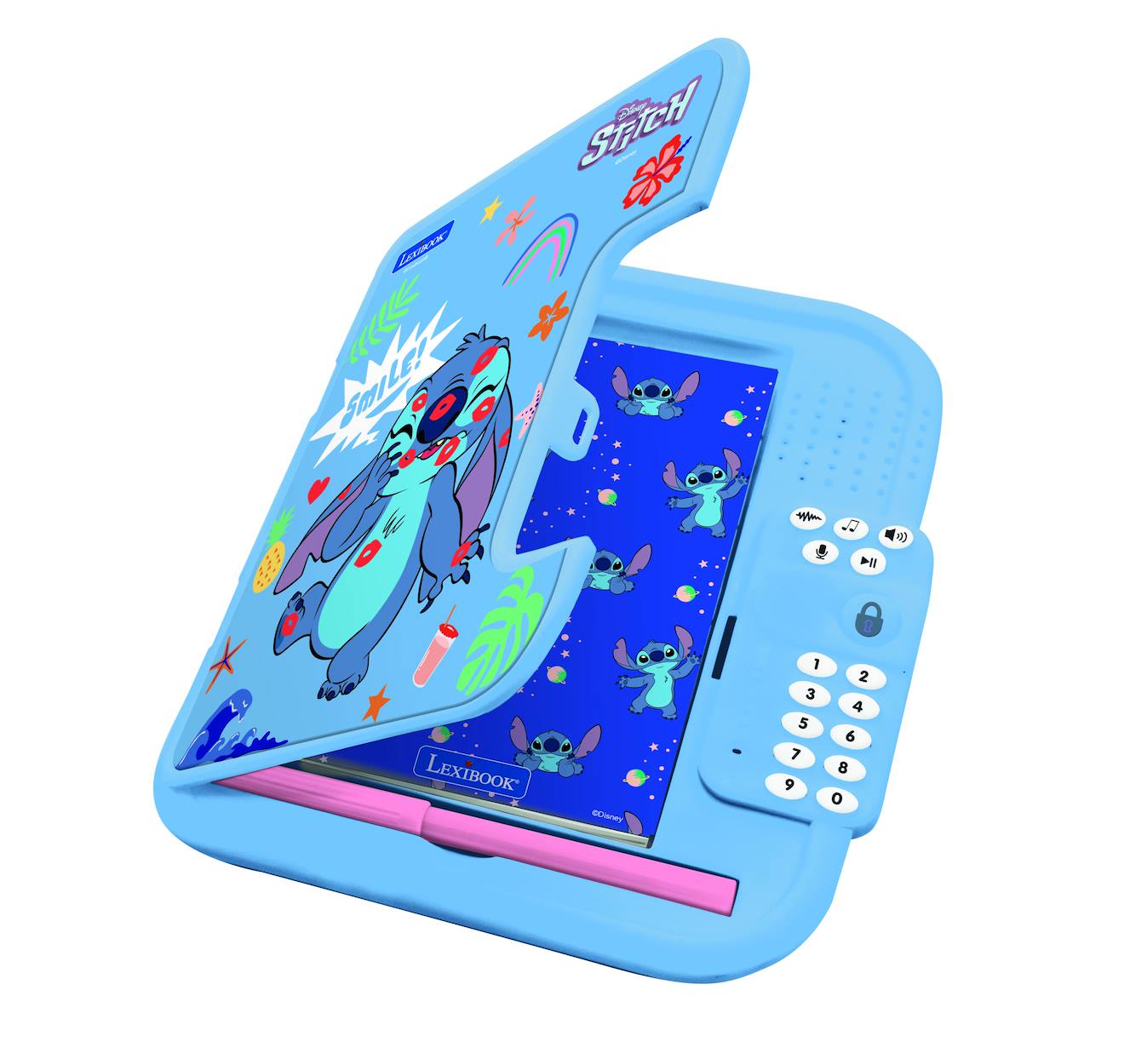 Journal intime électronique Stitch avec coffre-fort, stylo, carnet inclus, interactif, effets sonores multicolore