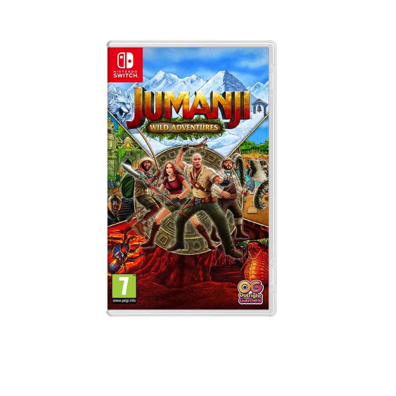 Jumanji aventures sauvages switch multicolore