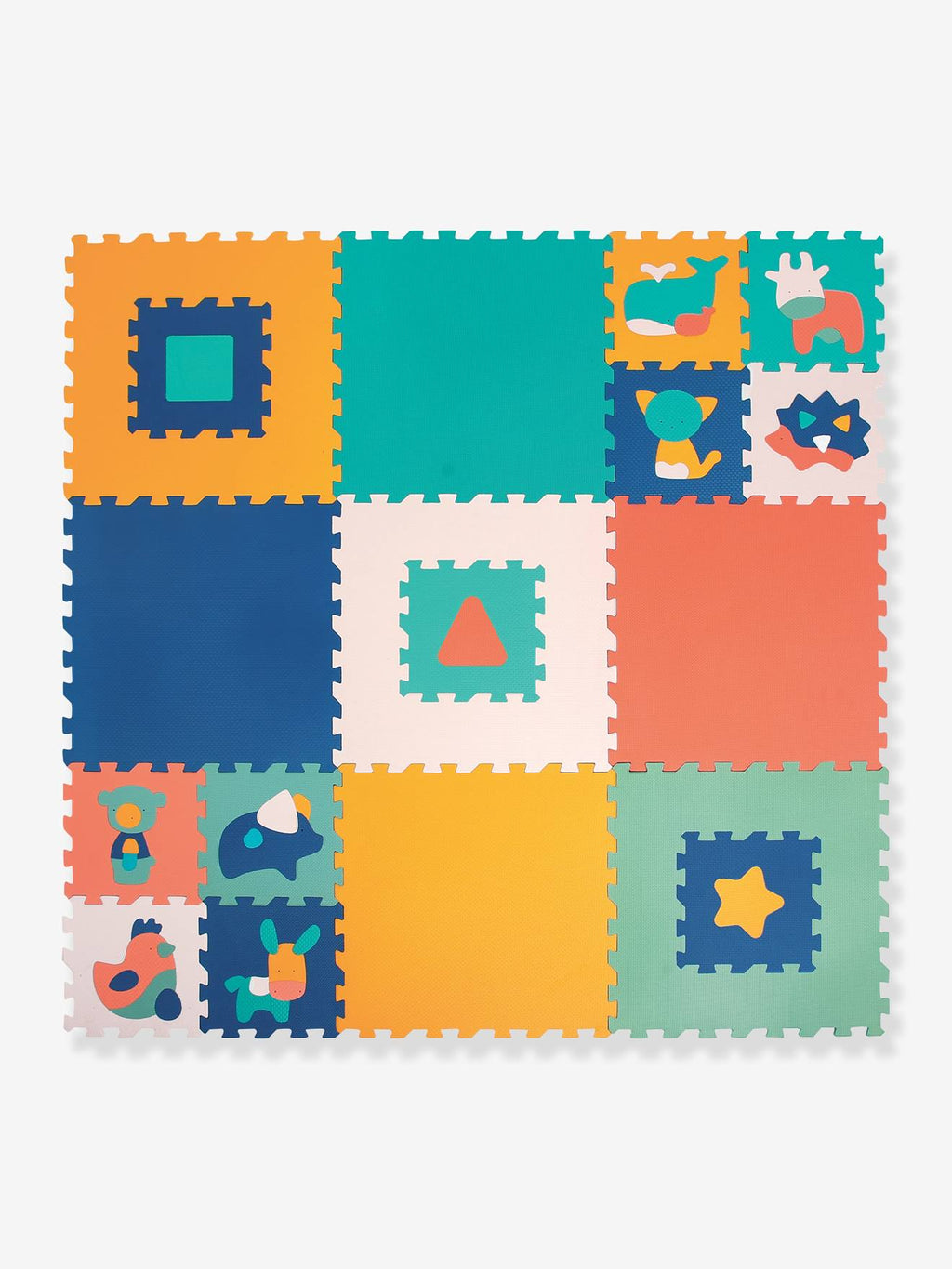 Jumbo tapis mousse multicolore