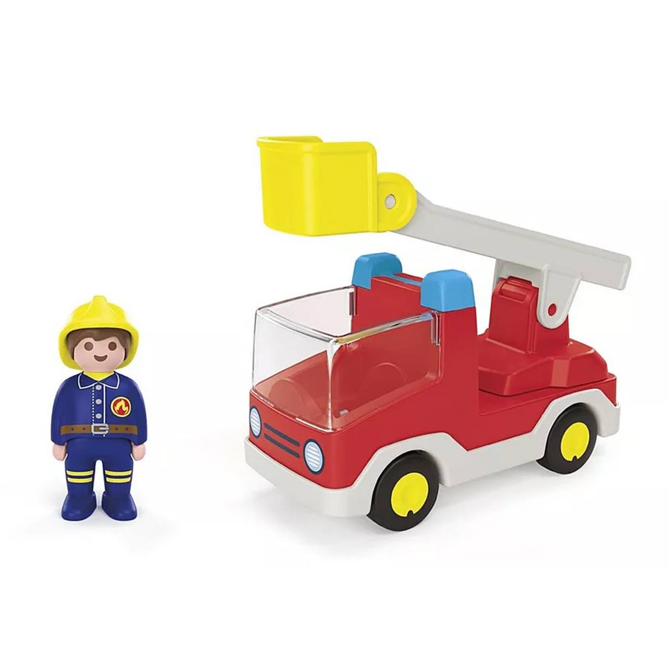 Junior camion de pompier avec échelle pivotante 71683 multicolore