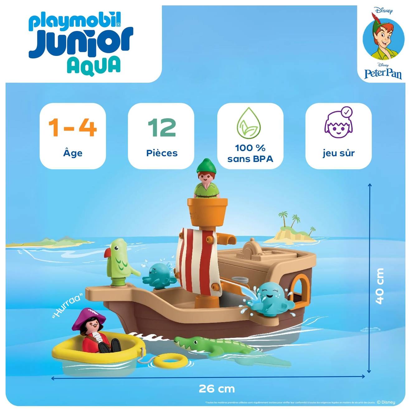 Junior Disney peter pan bateau pirate 71769 multicolore