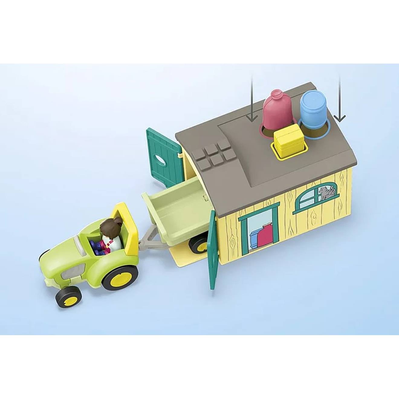 Junior ferme avec tracteur et animaux 71656 multicolore