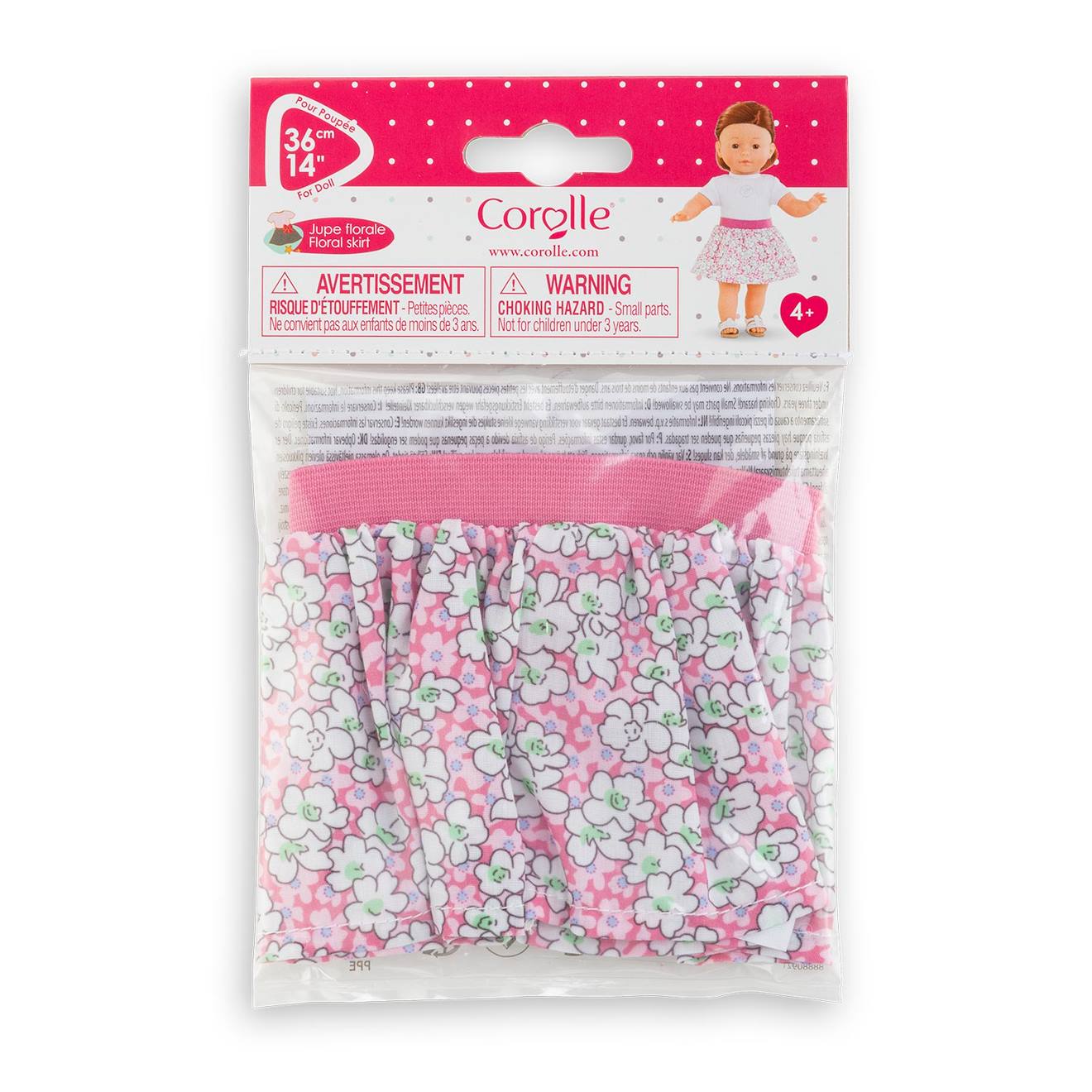 Jupe florale pour poupée ma Corolle multicolore