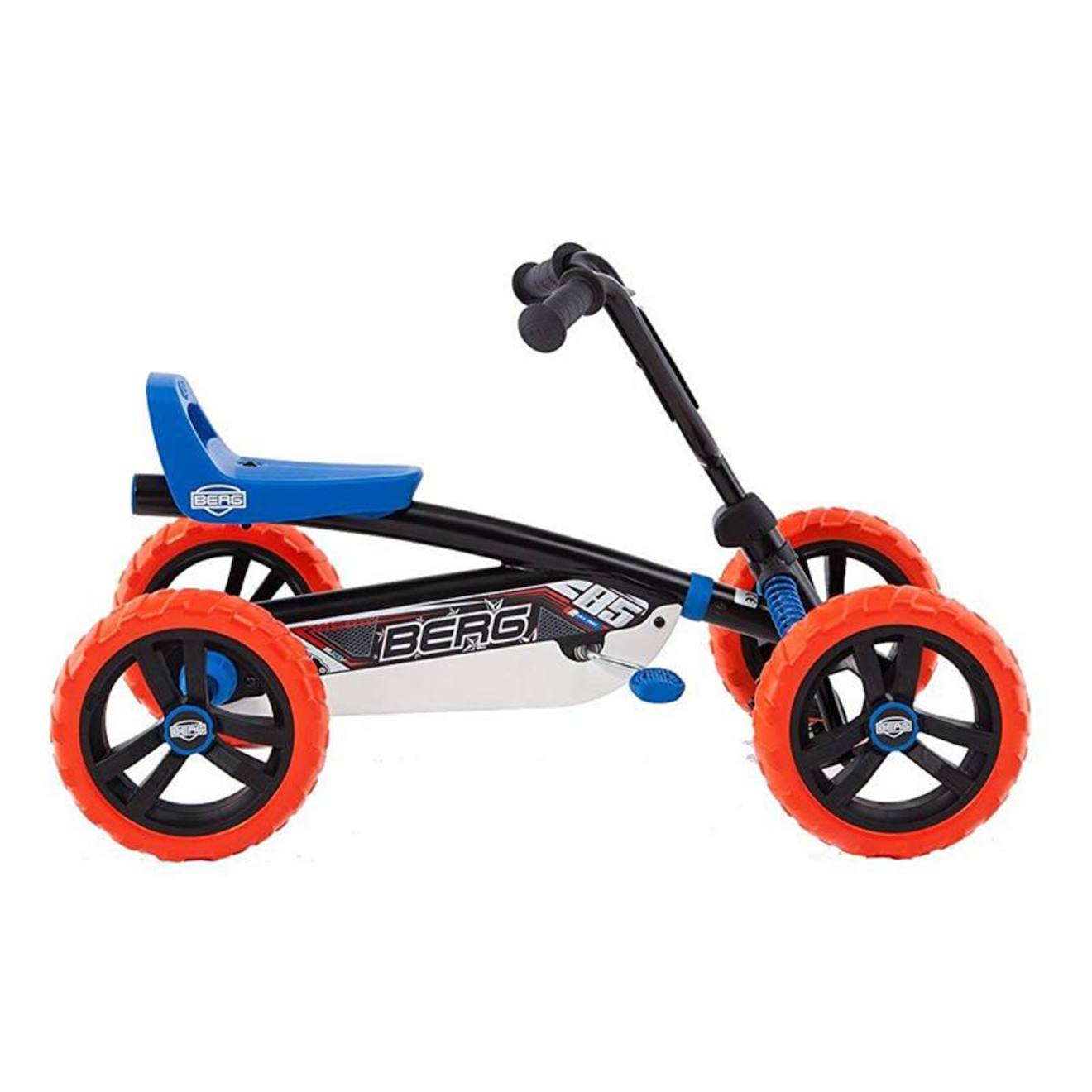 Kart à pédales pour enfants, 2+ ans, buzzy nitro blue/orange
