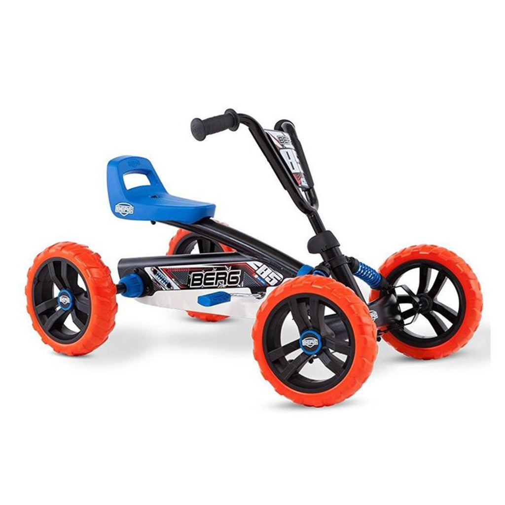 Kart à pédales pour enfants, 2+ ans, buzzy nitro blue/orange