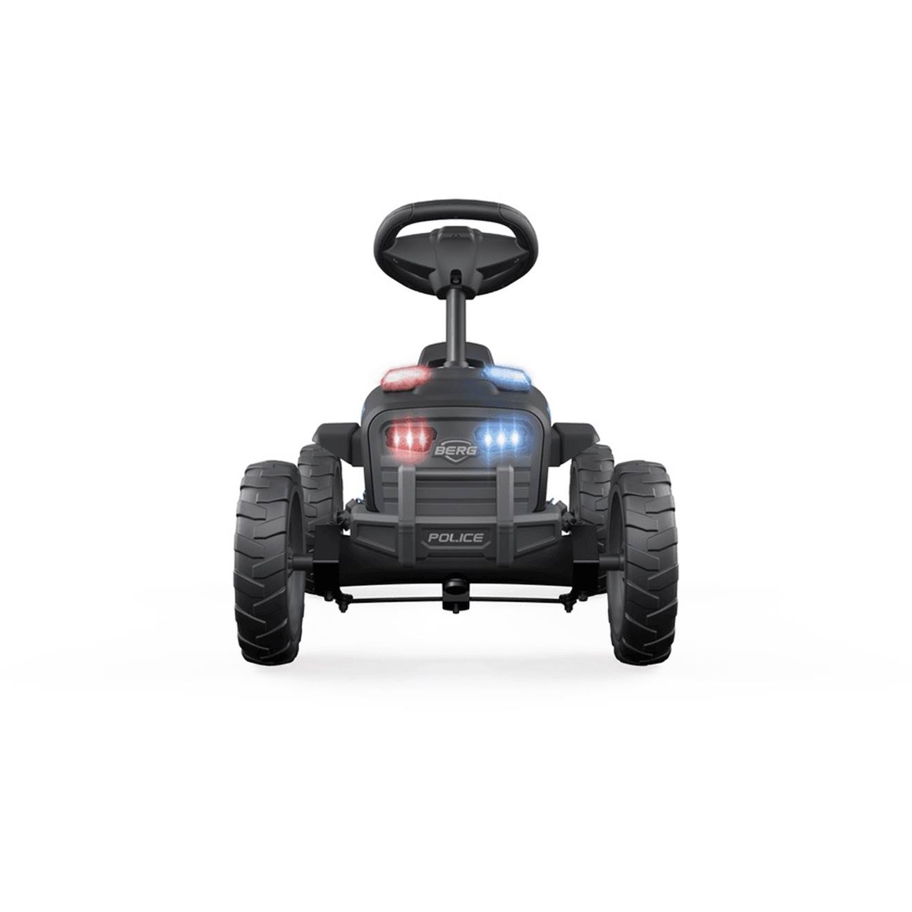 Kart à pédales pour enfants, 2+ ans, buzzy police black