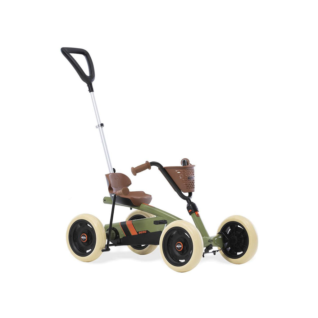 Kart à pédales pour enfants, 2+ ans, buzzy rétro 2-in-1 vert green