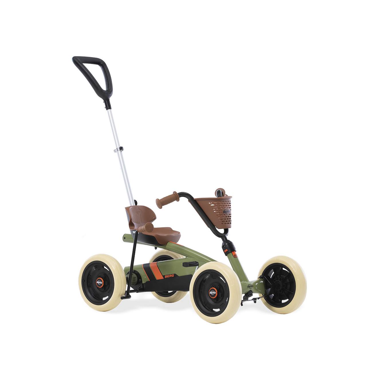 Kart à pédales pour enfants, 2+ ans, buzzy rétro 2-in-1 vert green