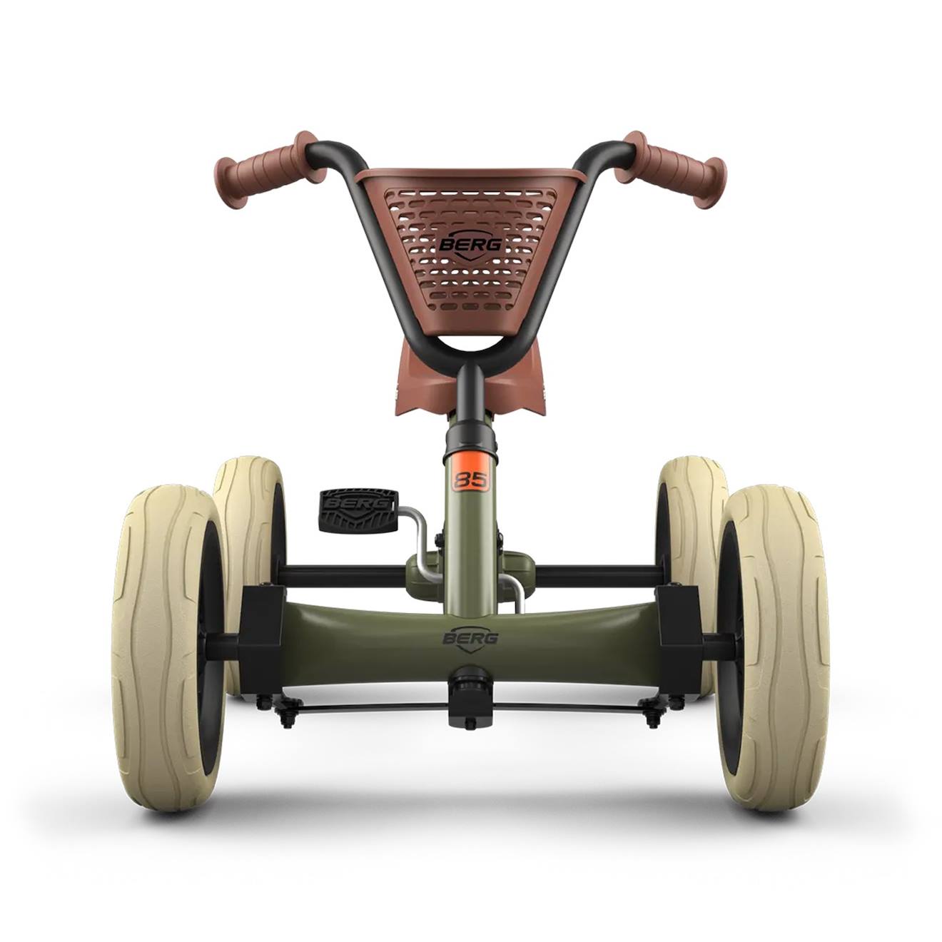 Kart à pédales pour enfants, 2+ ans, buzzy rétro vert green
