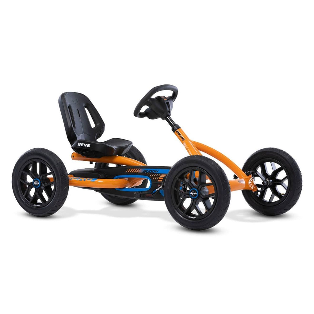 Kart à pédales pour enfants, 3+ ans, buddy b-orange
