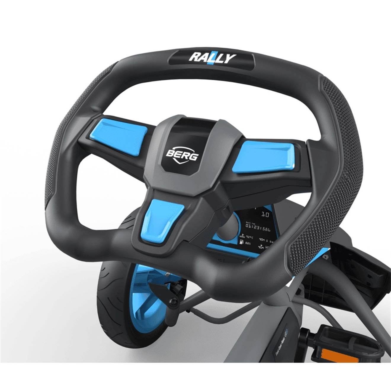 Kart à pédales pour enfants, 5+ ans, rally apx bleu blue