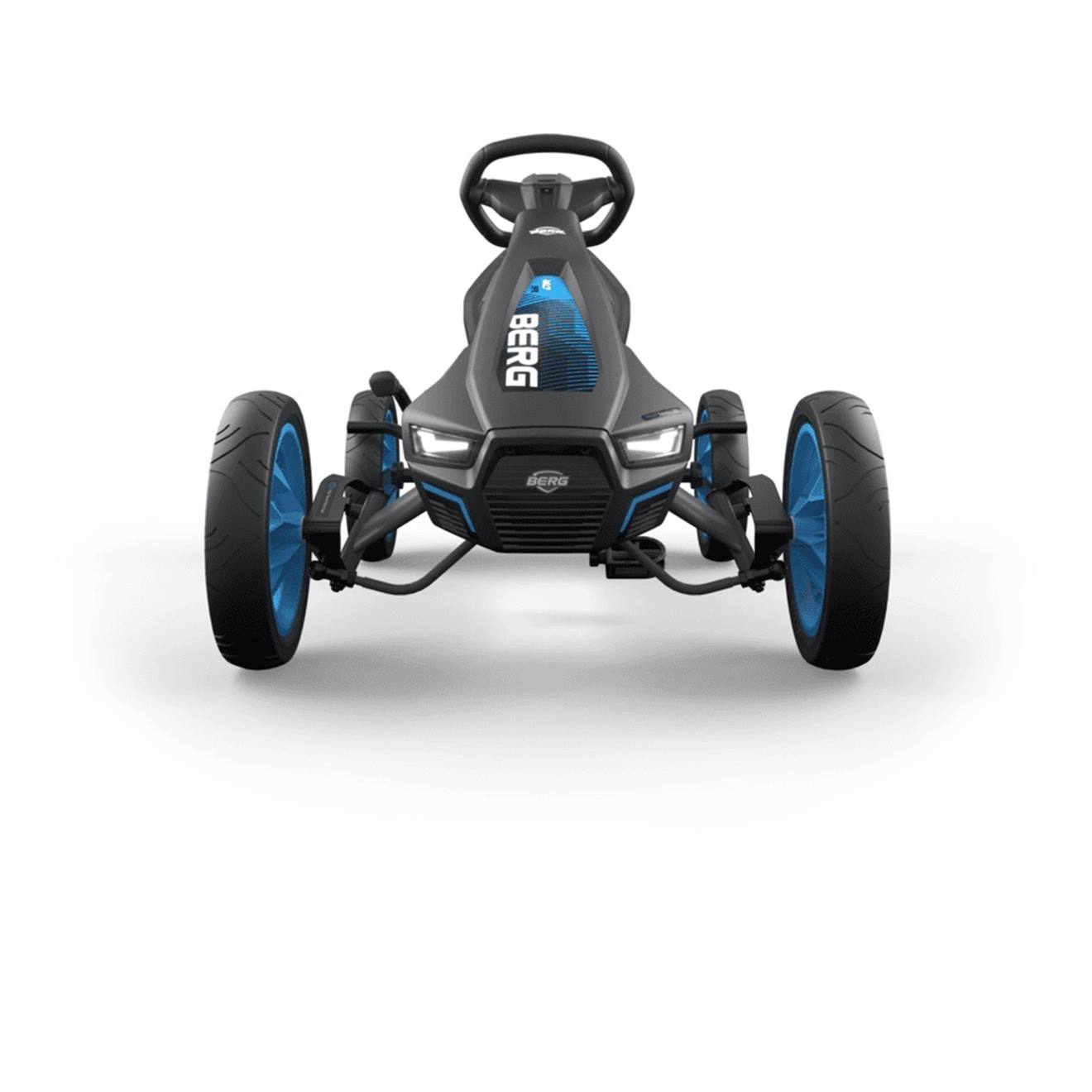 Kart à pédales pour enfants, 5+ ans, rally apx bleu blue