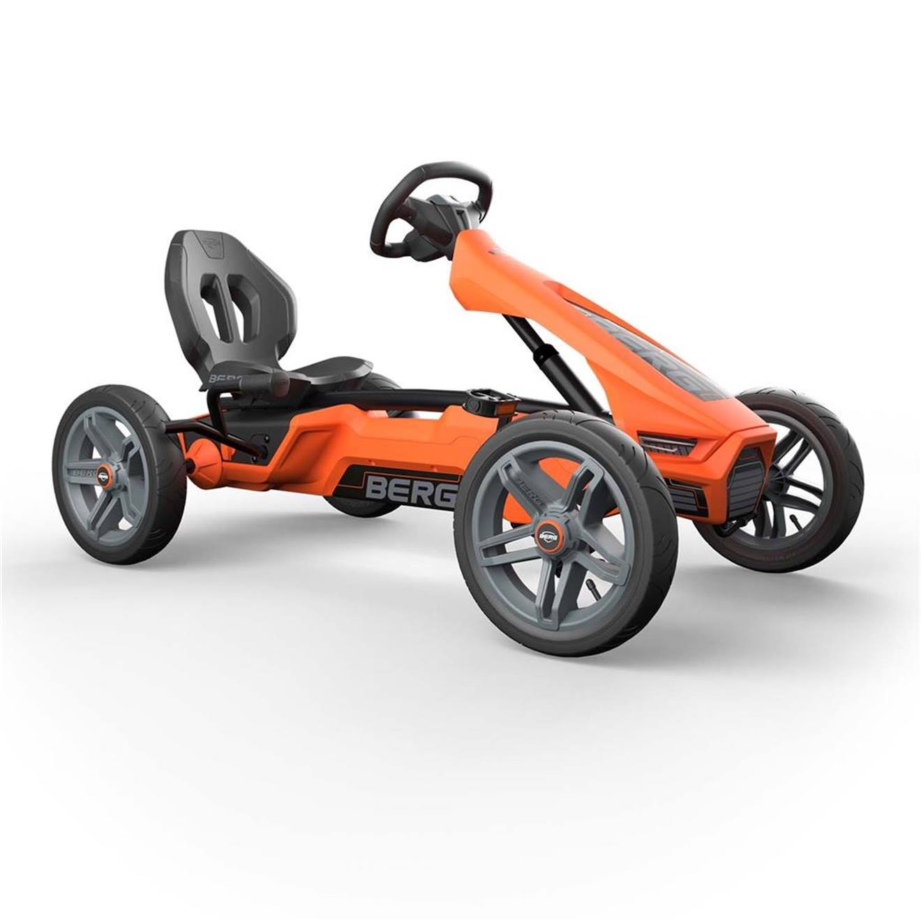 Kart à pédales pour enfants, 5+ ans, rally nrg orange
