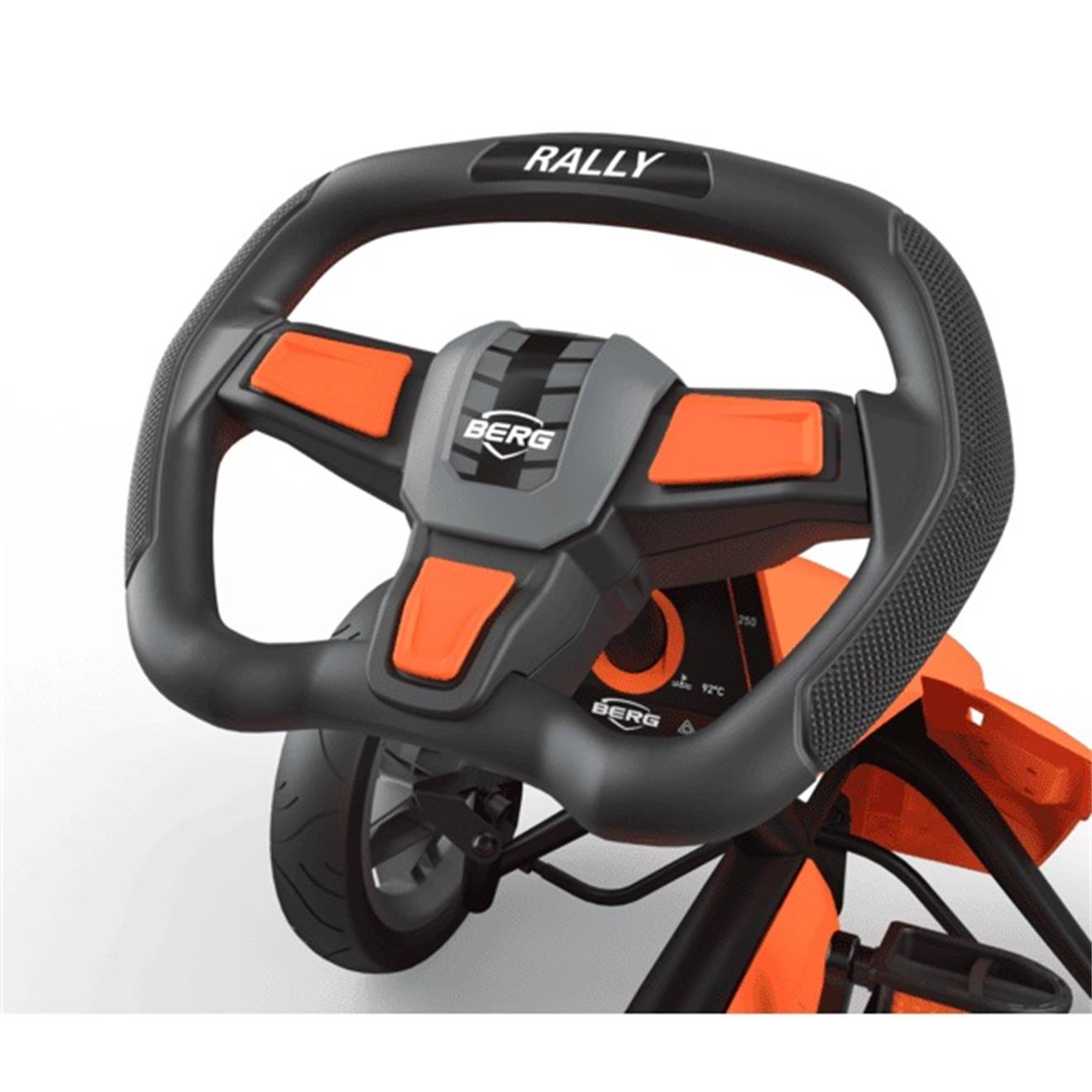 Kart à pédales pour enfants, 5+ ans, rally nrg orange