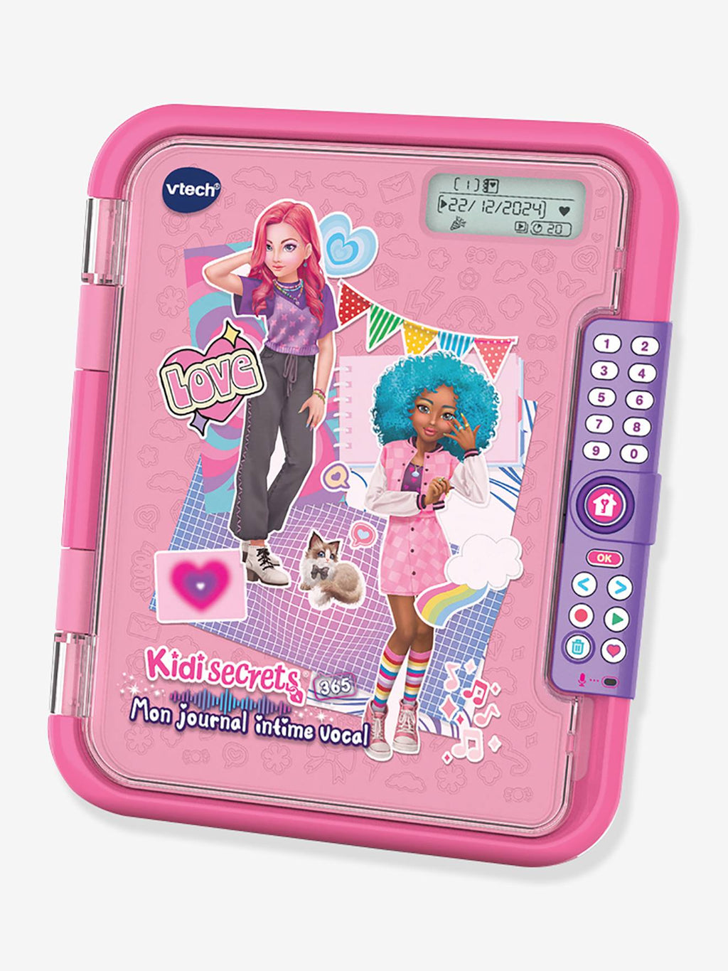 Kidisecrets 365 - mon journal intime vocal - 5 - 12 ans rose