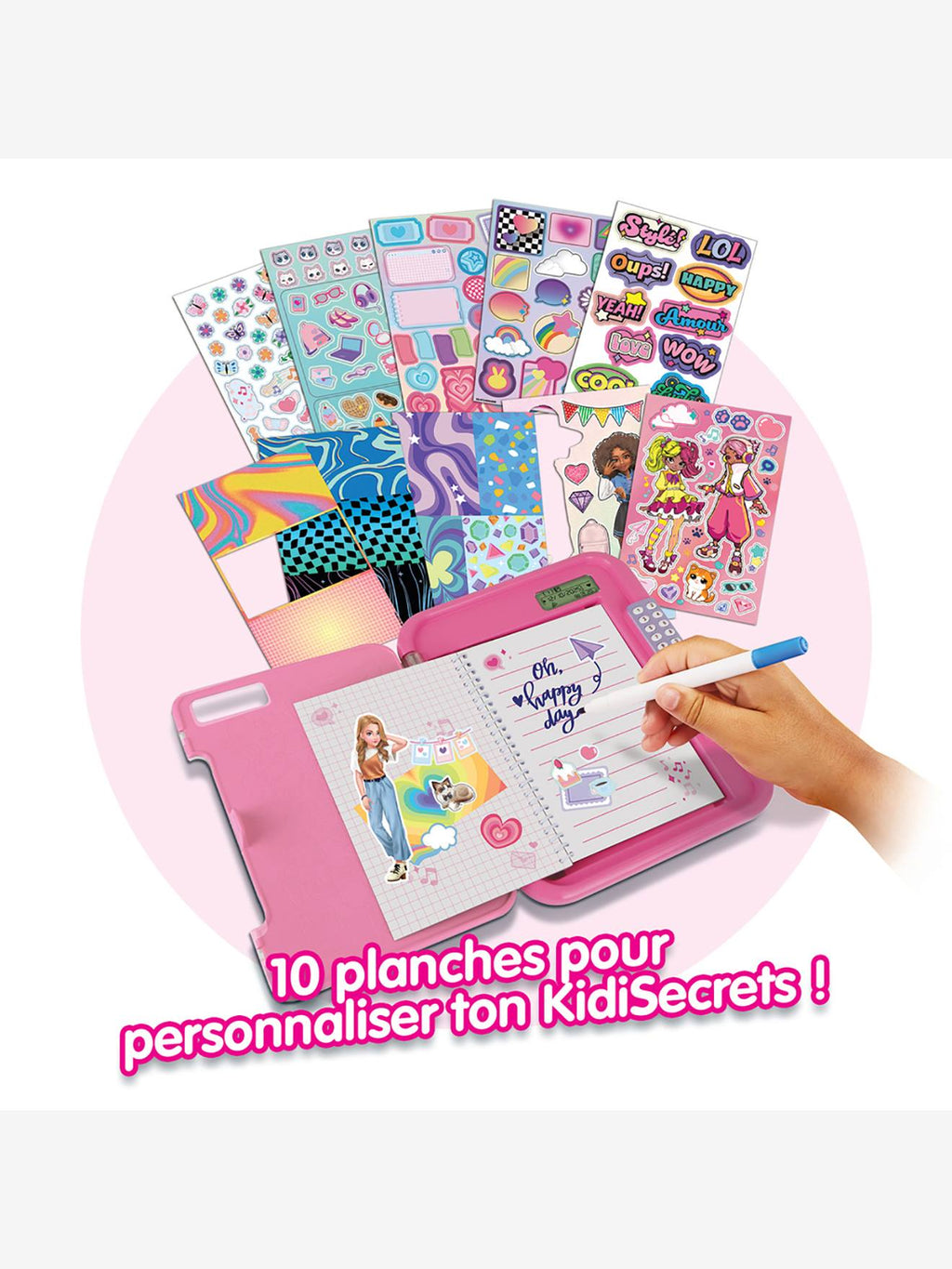 Kidisecrets 365 - mon journal intime vocal - 5 - 12 ans rose