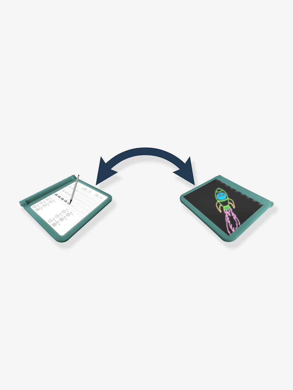 Kidydraw-pro - table lumineuse nomade - kaki