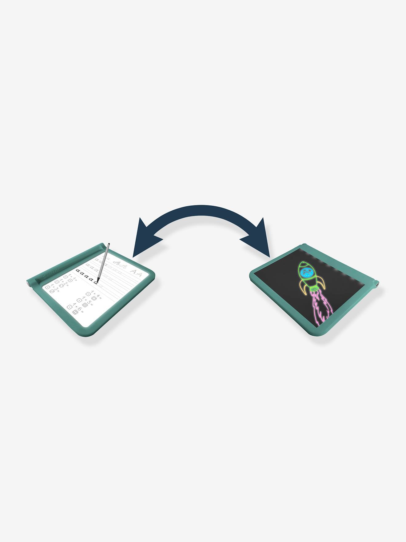 Kidydraw-pro - table lumineuse nomade - kaki