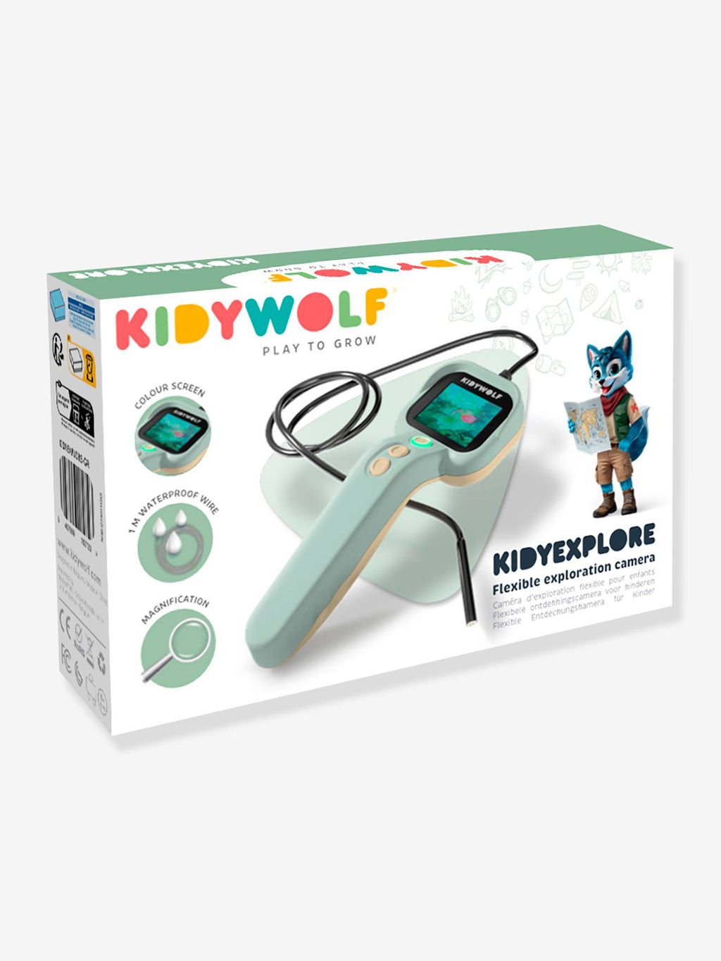 Kidyexplore caméra d'exploration kidywolf vert
