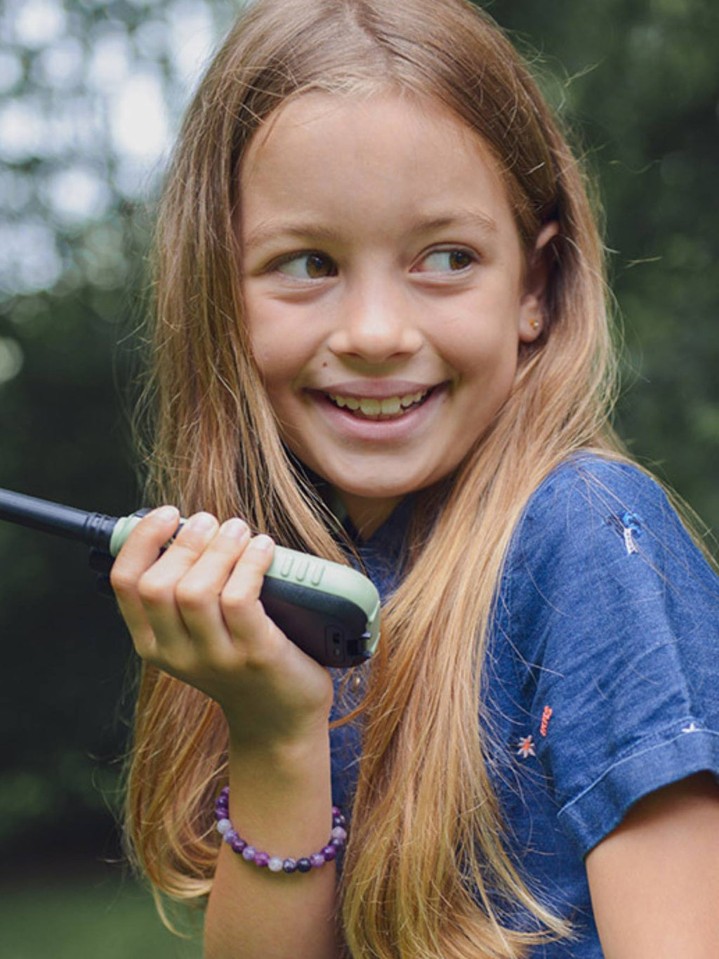 Kidytalk- talkie walkie rechargeable - vert