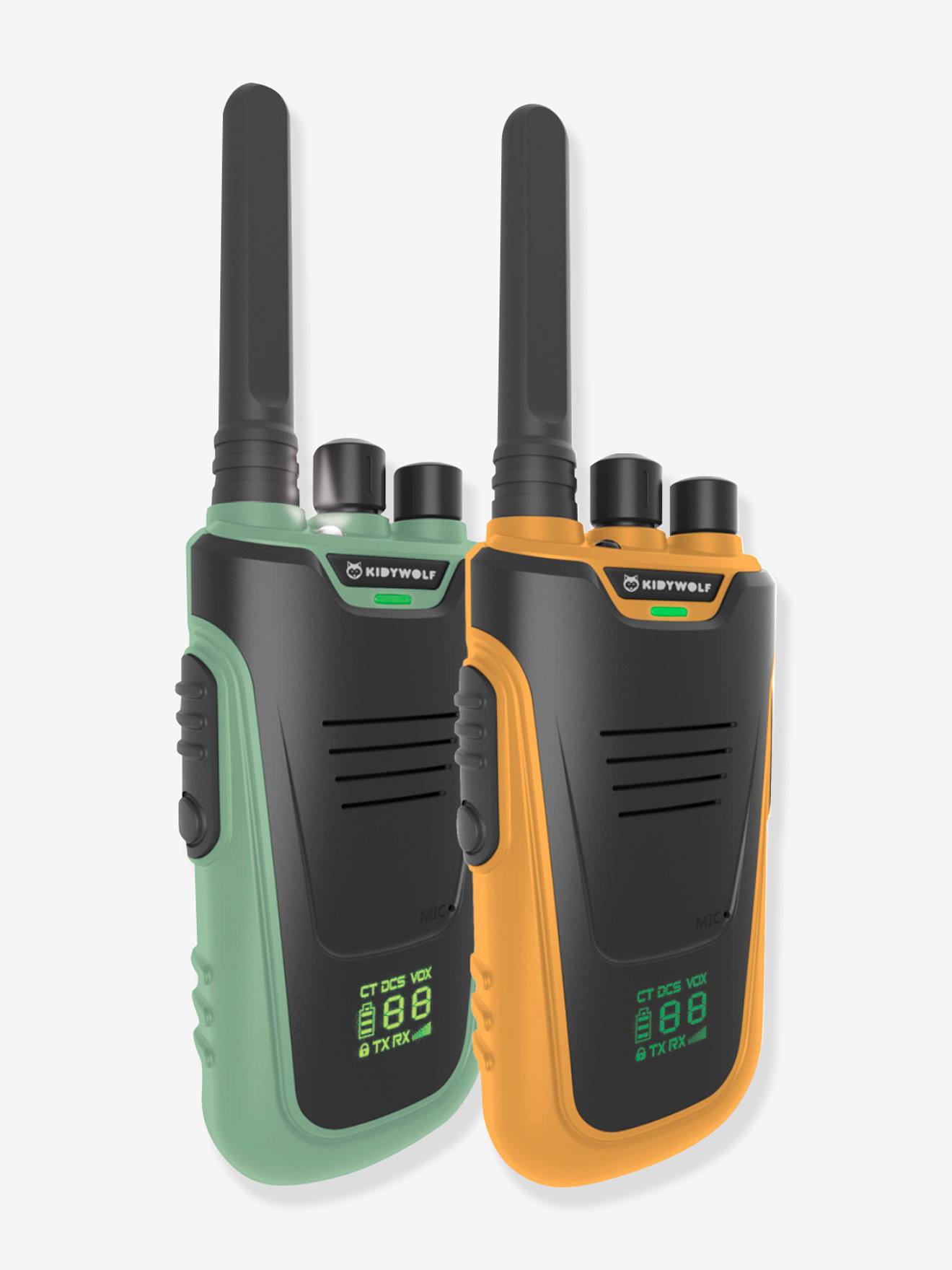 Kidytalk- talkie walkie rechargeable - vert